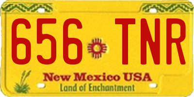 NM license plate 656TNR