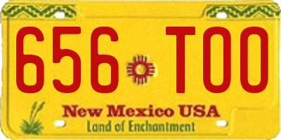 NM license plate 656TOO