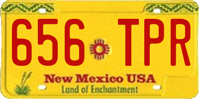 NM license plate 656TPR