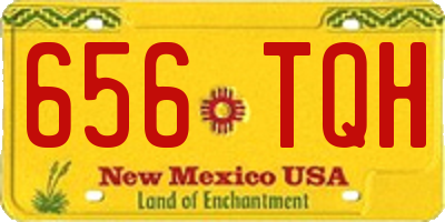 NM license plate 656TQH