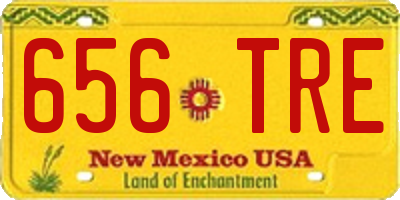 NM license plate 656TRE