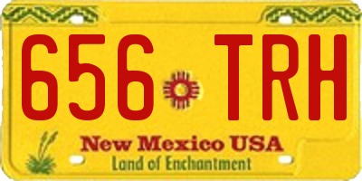 NM license plate 656TRH