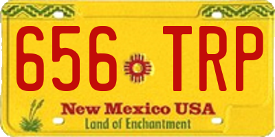 NM license plate 656TRP