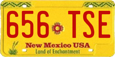 NM license plate 656TSE