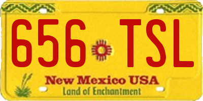 NM license plate 656TSL