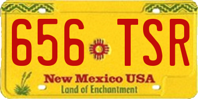NM license plate 656TSR