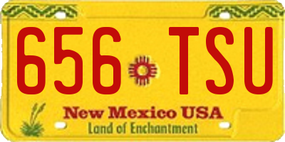 NM license plate 656TSU
