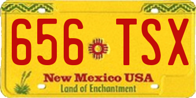 NM license plate 656TSX