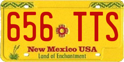 NM license plate 656TTS