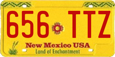 NM license plate 656TTZ