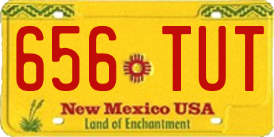 NM license plate 656TUT