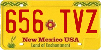 NM license plate 656TVZ
