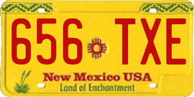 NM license plate 656TXE