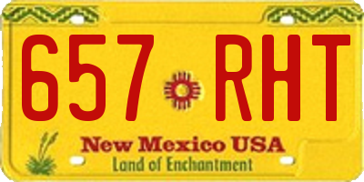 NM license plate 657RHT