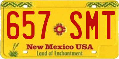 NM license plate 657SMT
