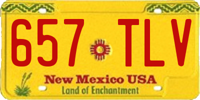 NM license plate 657TLV