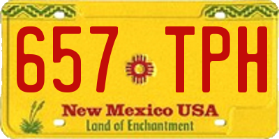 NM license plate 657TPH