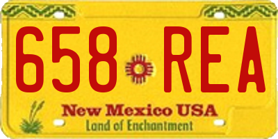 NM license plate 658REA