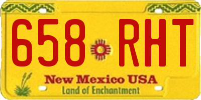 NM license plate 658RHT