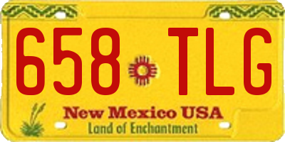 NM license plate 658TLG