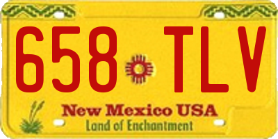 NM license plate 658TLV