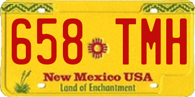 NM license plate 658TMH