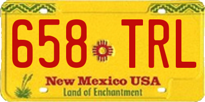 NM license plate 658TRL