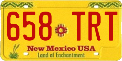 NM license plate 658TRT