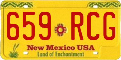 NM license plate 659RCG