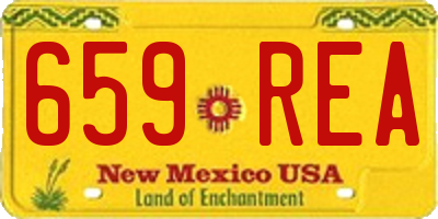 NM license plate 659REA