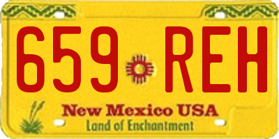 NM license plate 659REH