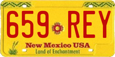 NM license plate 659REY