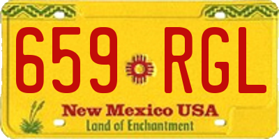 NM license plate 659RGL
