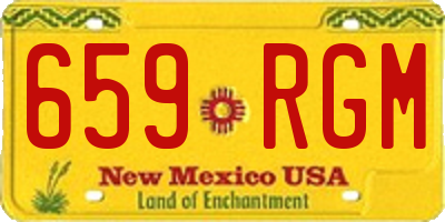 NM license plate 659RGM