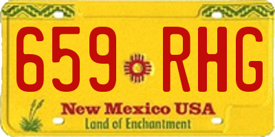 NM license plate 659RHG