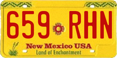 NM license plate 659RHN