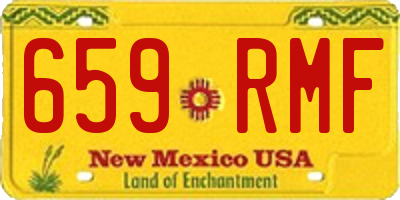 NM license plate 659RMF