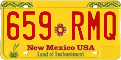 NM license plate 659RMQ
