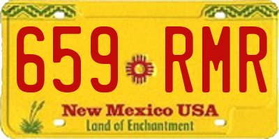 NM license plate 659RMR