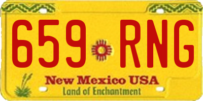 NM license plate 659RNG