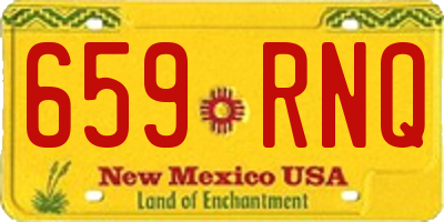 NM license plate 659RNQ