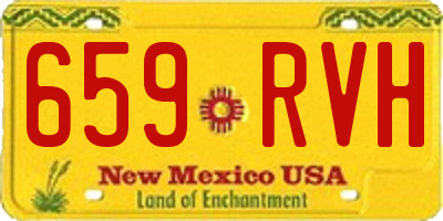 NM license plate 659RVH