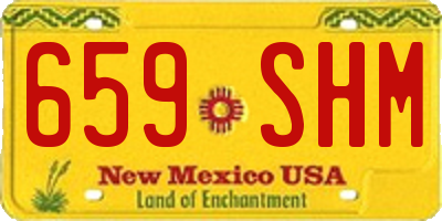 NM license plate 659SHM