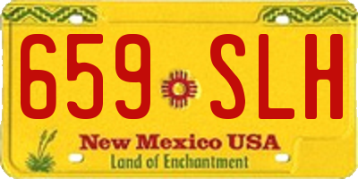 NM license plate 659SLH