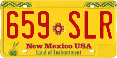 NM license plate 659SLR