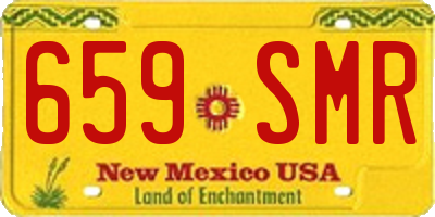 NM license plate 659SMR