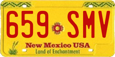 NM license plate 659SMV