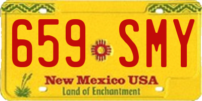 NM license plate 659SMY