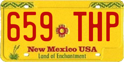NM license plate 659THP