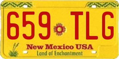 NM license plate 659TLG